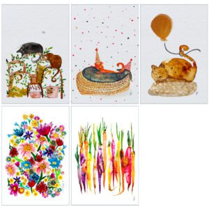 Ansichtkaarten (set 5)