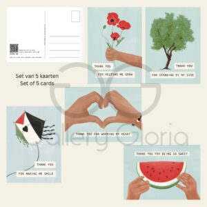 Ansichtkaarten Gaza (set 5)